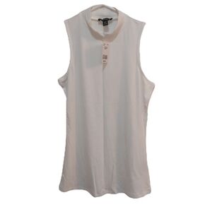 🆕️🇨🇦Le Chateau XXS White Sleeveless Top Size Extra Extra Small